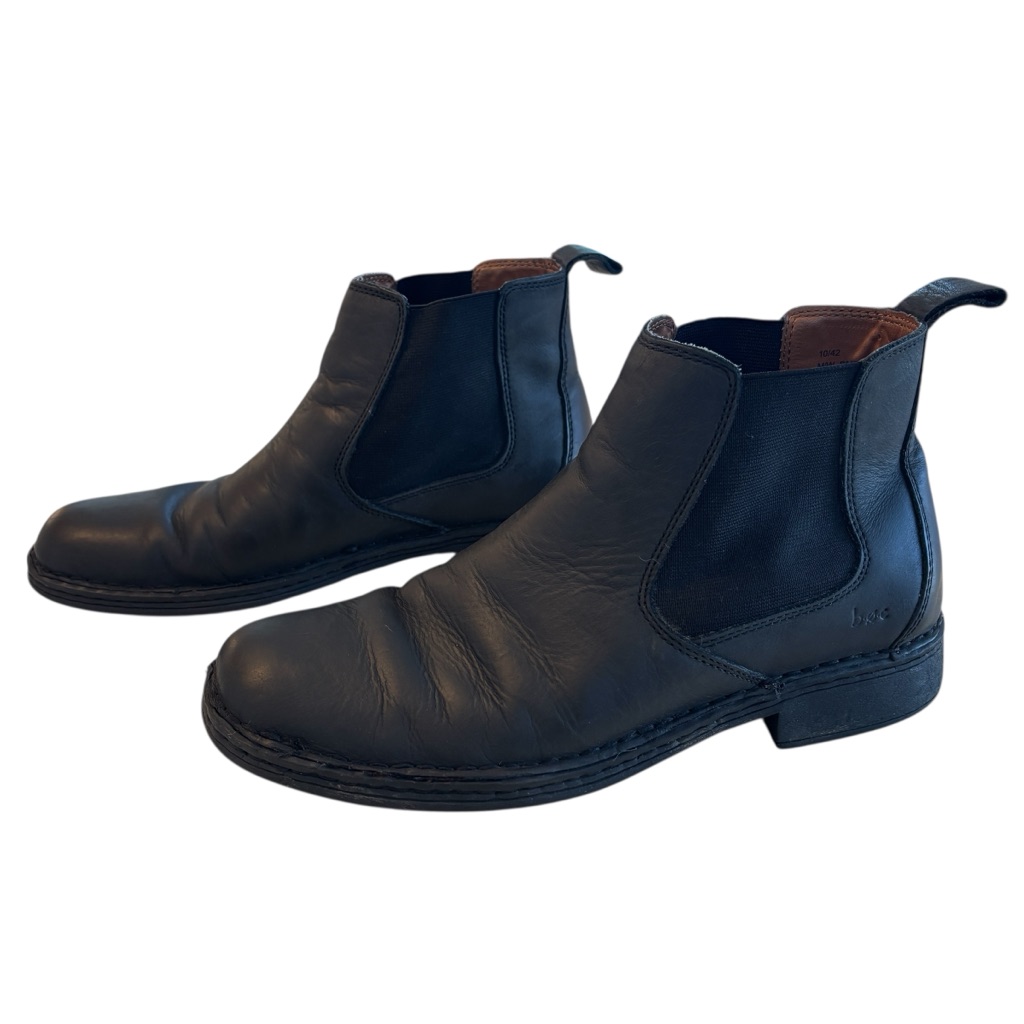 B.O.C. Born Concept Men’s Leather Chelsea Boot Size 10/42 Black